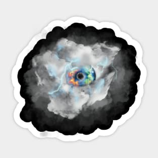 Celestial Storm Monster Sticker